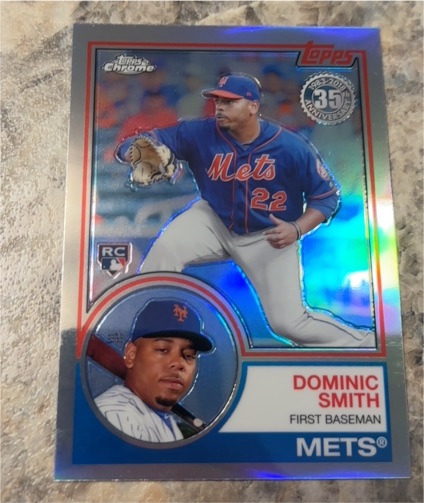 2018 Topps Chrome 35th Anniversary #83T-16 Dominic Smith — front
