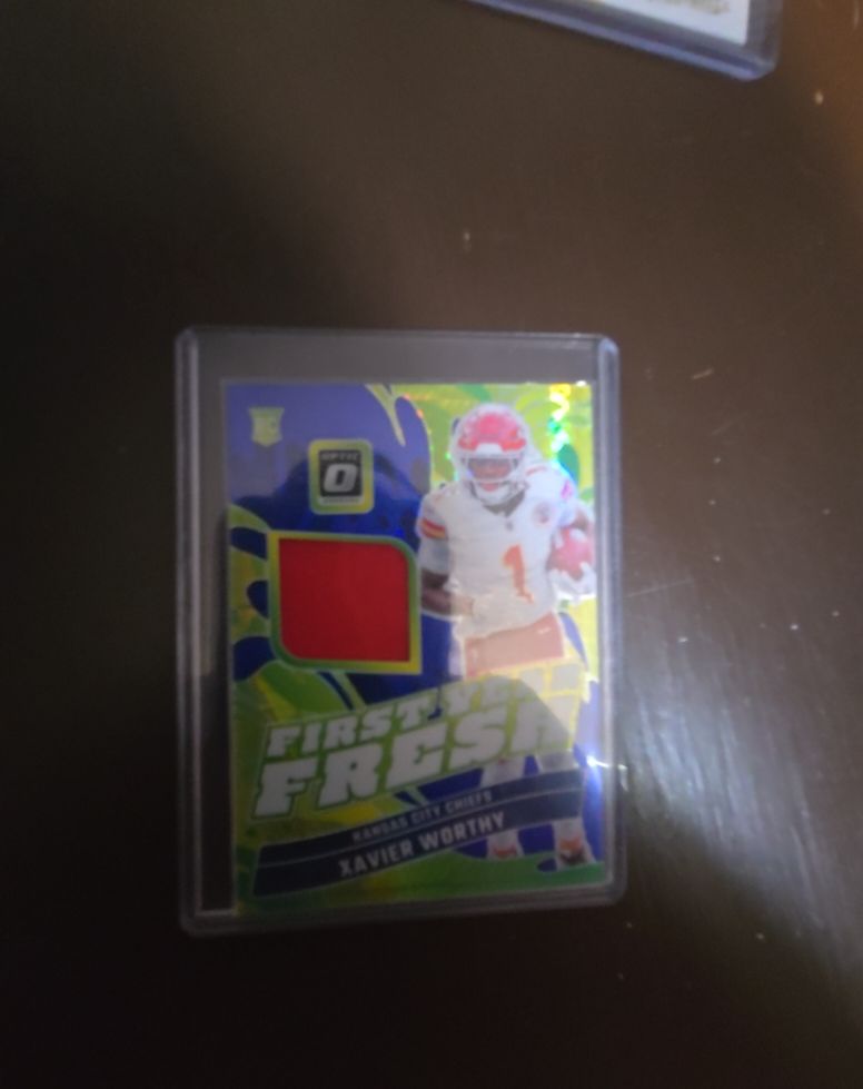 2024 Panini Donruss Optic First Year Fresh #FYF-XWY Xavier Worthy — front