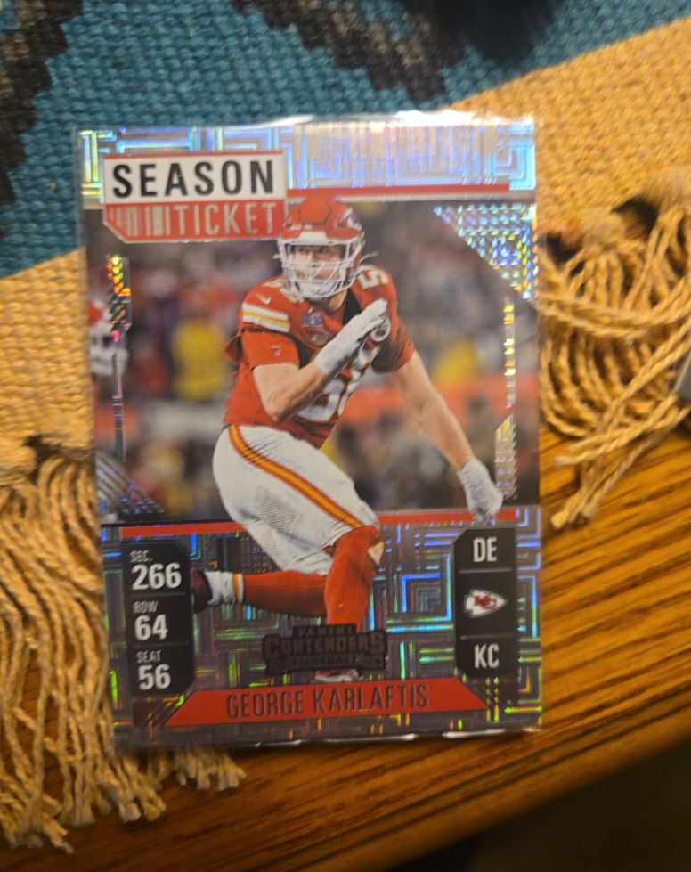 2024 Panini Contenders Season Ticket #51 George Karlaftis — front