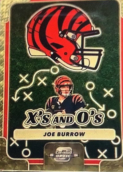 2024 Panini Contenders Optic X's and O's #XO-JBW Joe Burrow — front