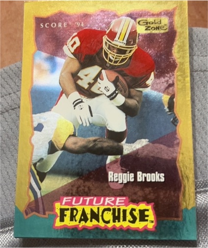1994 Score #325 Reggie Brooks Future Franchise — front
