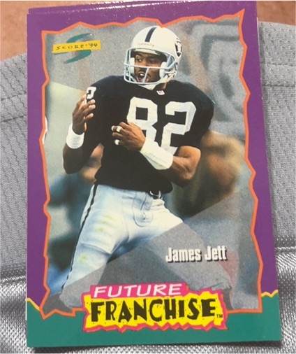 1994 Score #323 James Jett Future Franchise — front
