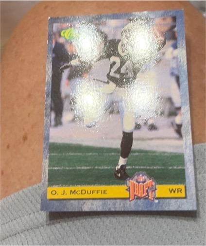 1993 Classic #24 O. J. McDuffie — front