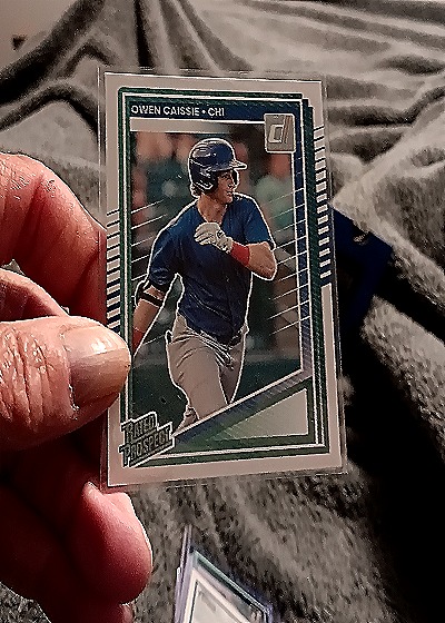 2025 Donruss #186 Owen Caissie — front