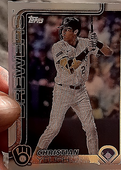 2025 Topps Premiers Christian Yelich — front