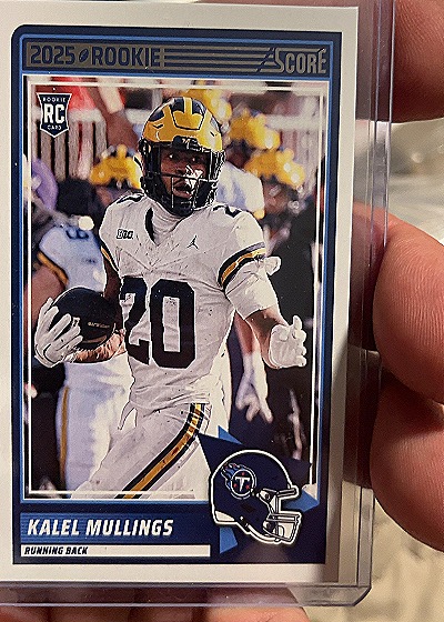2025 Panini Score #62 Kalel Mullings — front
