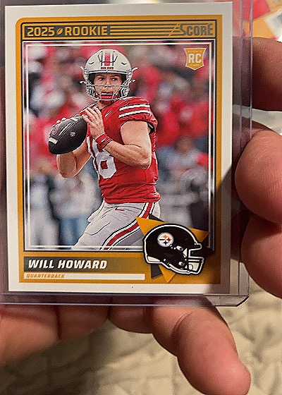 2025 Score #3 Will Howard — front