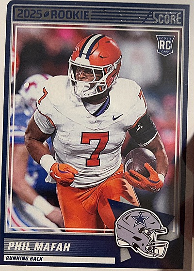 2025 Panini Score #44 Phil Mafah — front