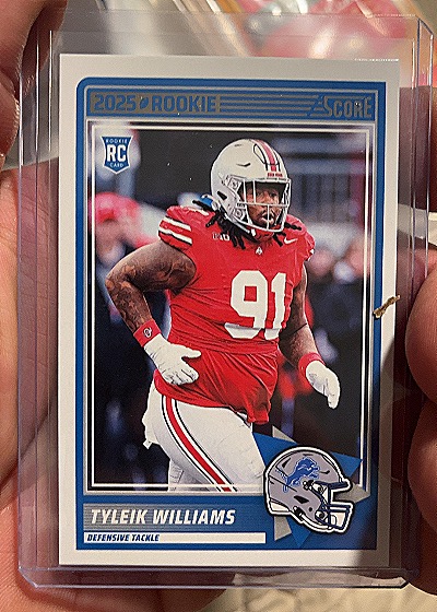 2025 Panini Score #85 Tyleik Williams — front