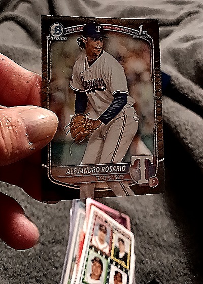 2024 Bowman Chrome #1 Alejandro Rosario — front