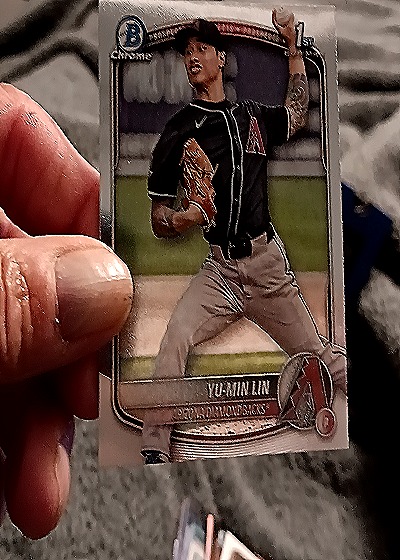 2025 Bowman Chrome #BCP-1 Yusmin Lin — front