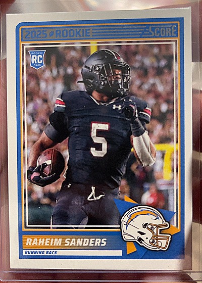 2025 Panini Score #45 Raheim Sanders — front