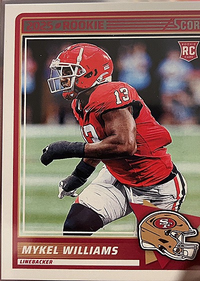 2025 Panini Score #28 Mykel Williams — front