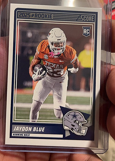 2025 Panini Score #39 Jaydon Blue — front