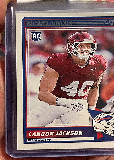 2025 Panini Score #87 Landon Jackson — front