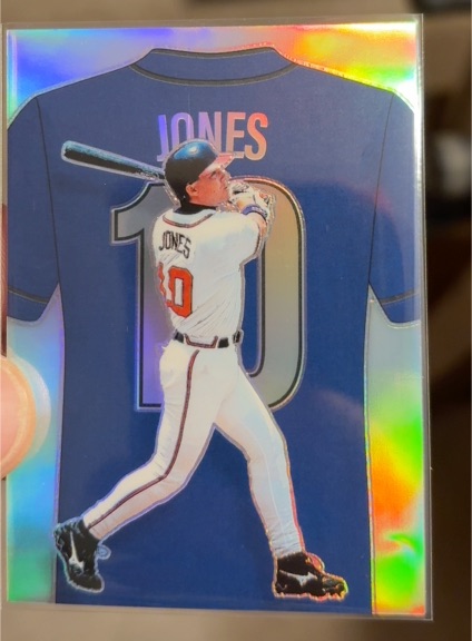 2025 Panini Crusade Numbers #10 Chipper Jones — front