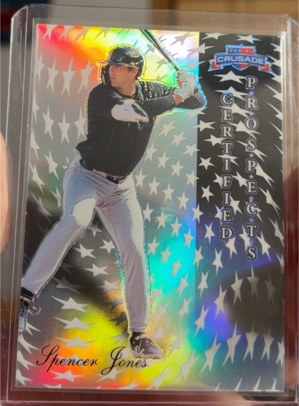 2025 Panini Crusade Certified Prospects #Spencer Jones — front