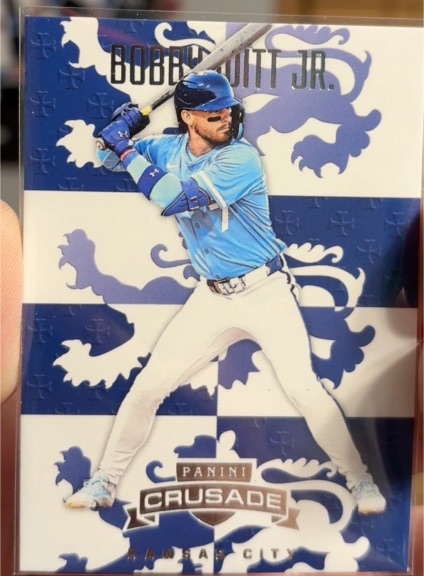 2025 Panini Crusade Bobby Witt Jr. — front