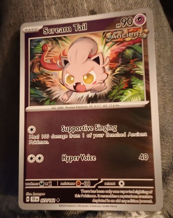 2024 Pokémon Scarlet & Violet Temporal Forces #077 Scream Tail — front