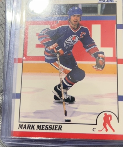 1990-91 Score #100 Mark Messier — front