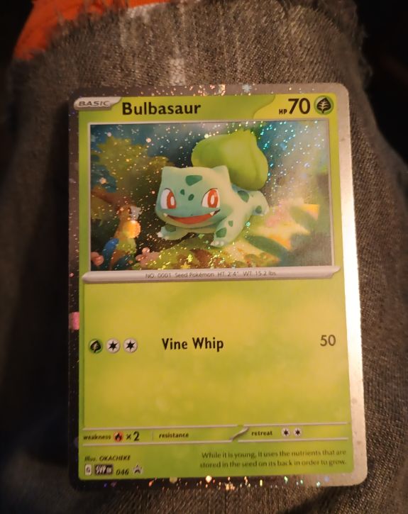 2023 Pokemon Scarlet & Violet Black Star Promo #046 Bulbasaur — front