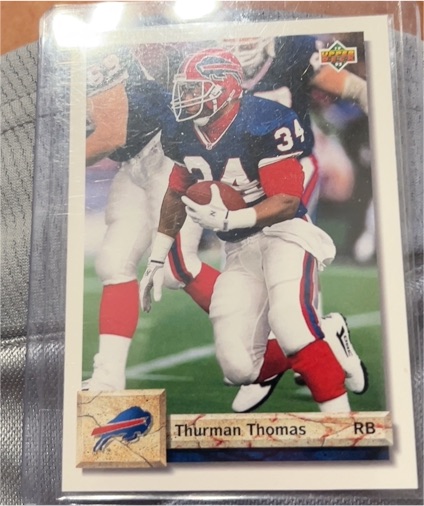 1992 Upper Deck #145 Thurman Thomas — front