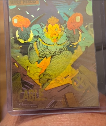 1992 Impel Marvel X-Men Hologram #XH-2 Cable — front