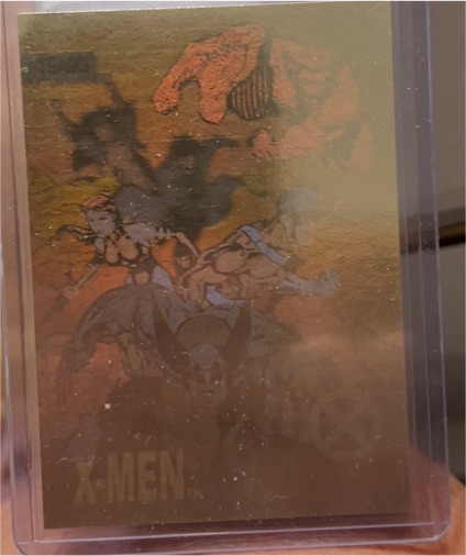 1992 Impel X-Men Series 1 #XH-5 X-Men Team Hologram Insert Card — front