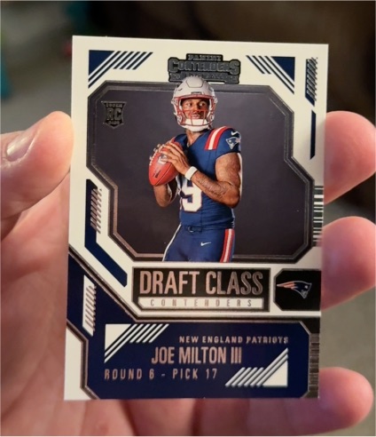 2024 Panini Contenders #11 Joe Milton III Draft Class — front