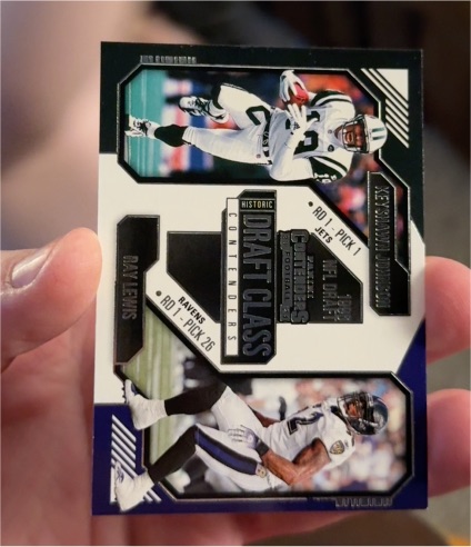 2024 Panini Contenders - Draft Class Contenders Ray Lewis, Keyshawn Johnson #16 — front