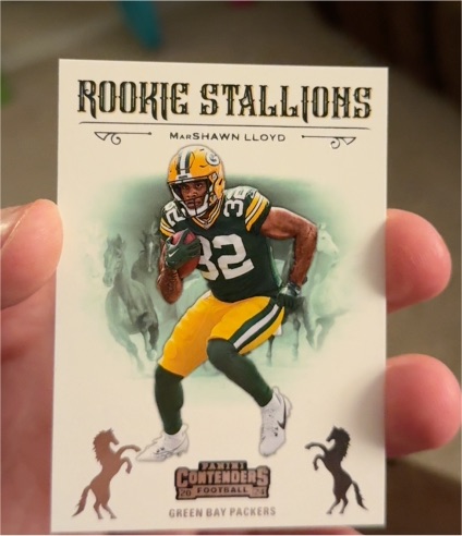 2024 Panini Contenders #24 Marshawn Lloyd Rookie Stallions — front