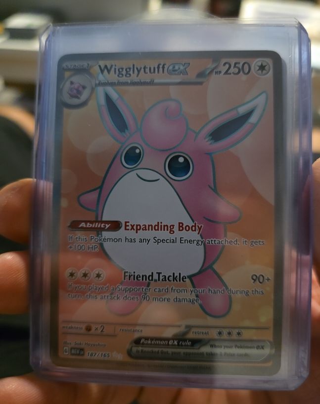 2023 Pokémon Scarlet & Violet 151 #187 Wigglytuff ex — front