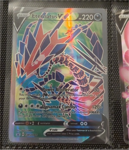 Pokemon TCG Sword & Shield Promo #SWSH044 Eternatus V — front