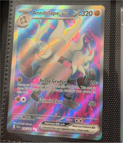 2023 Pokémon SV02: Paldea Evolved #242 Annihilape ex — front