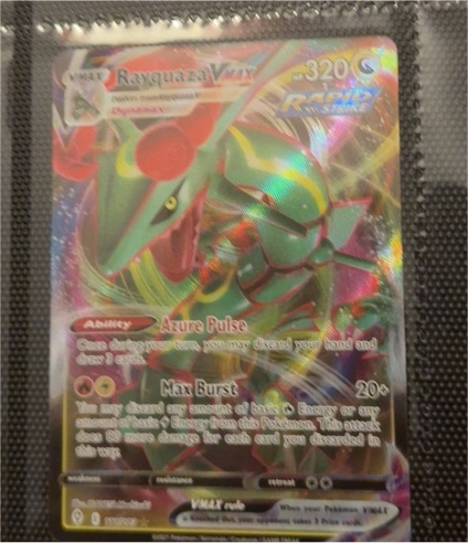 2021 Pokémon TCG Evolving Skies #111 Rayquaza VMAX — front