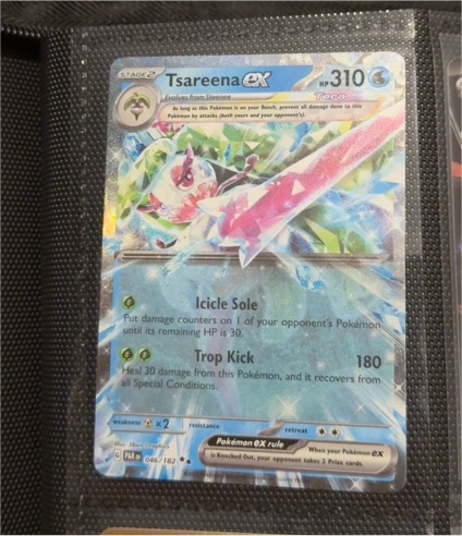 2023 Pokémon TCG Paradox Rift #046 Tsareena ex — front