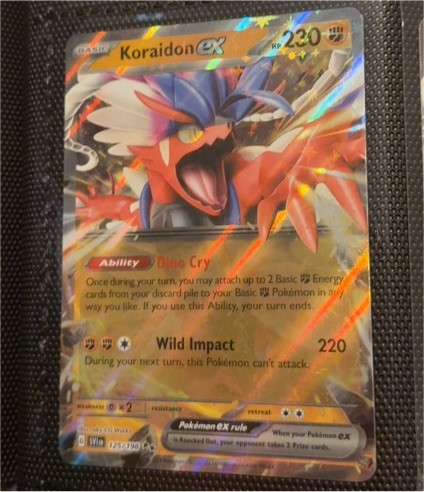 2023 Pokémon TCG Scarlet & Violet #125 Koraidon ex — front