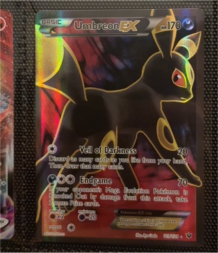 2015 Pokémon XY Fates Collide #119 Umbreon EX — front