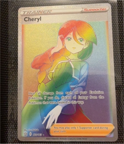 2021 Pokémon Battle Styles #173 Cheryl — front