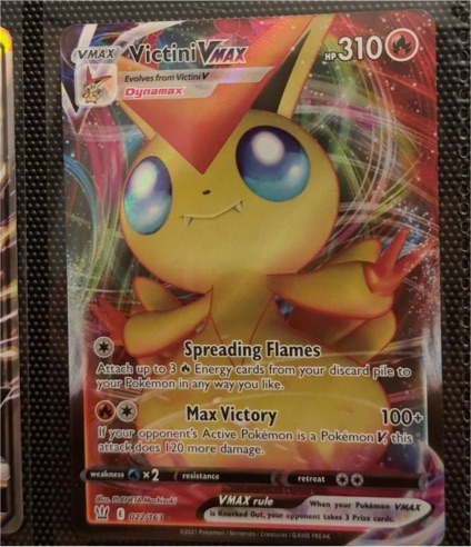 2021 Pokémon TCG Battle Styles #022 Victini VMAX — front