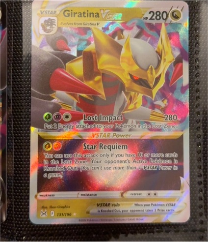 2023 Pokémon Lost Origin #131 Giratina VSTAR — front