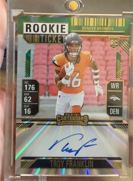 2024 Panini Contenders #113 Troy Franklin — front