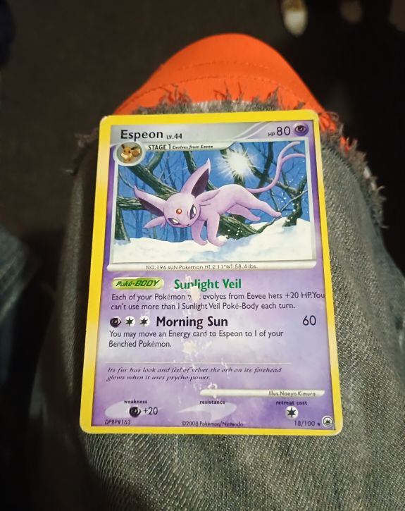 2008 Pokémon DPBP#163 #18 Espeon — front
