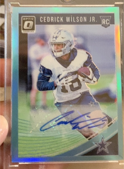 2018 Donruss Optic #116 Cedrick Wilson Jr. — front