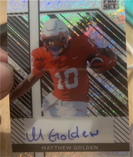 2024 Leaf Pro Set #10 Matthew Golden — front