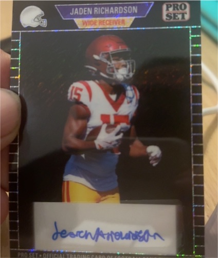 2024 Pro Set Jaden Richardson — front