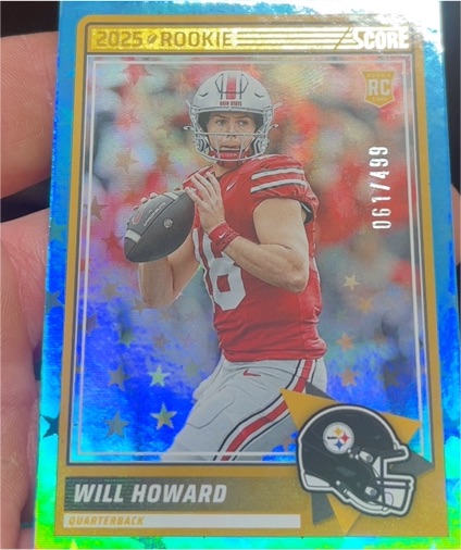 2025 Panini Score #3 Will Howard — front