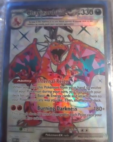 2023 Pokémon Obsidian Flames #215 Charizard EX — front