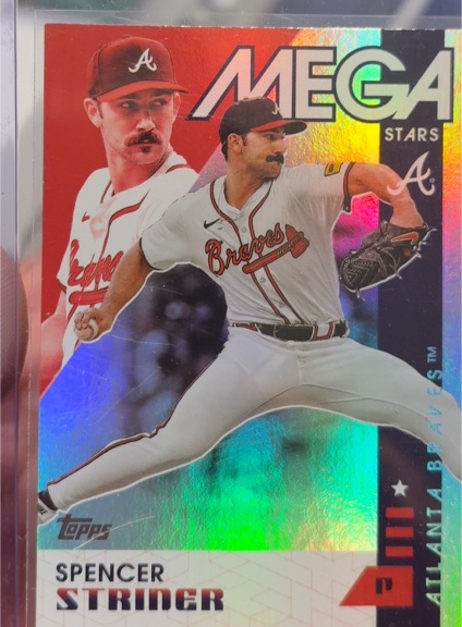 2025 Topps Series 2 #MS2-10 Spencer Strider Mega Stars — front