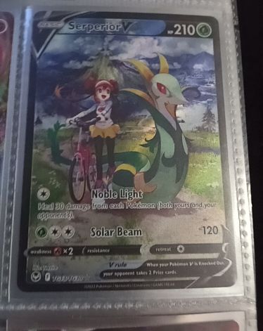2022 Pokémon Sword & Shield Silver Tempest Trainer Gallery #TG13/TG30 Serperior V — front